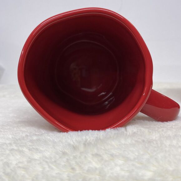 2 RAE DUNN #LOVE Mon Amour Valentine's Day Hashtag LOVE Red Coffee Mug NEW - Picture 3 of 4